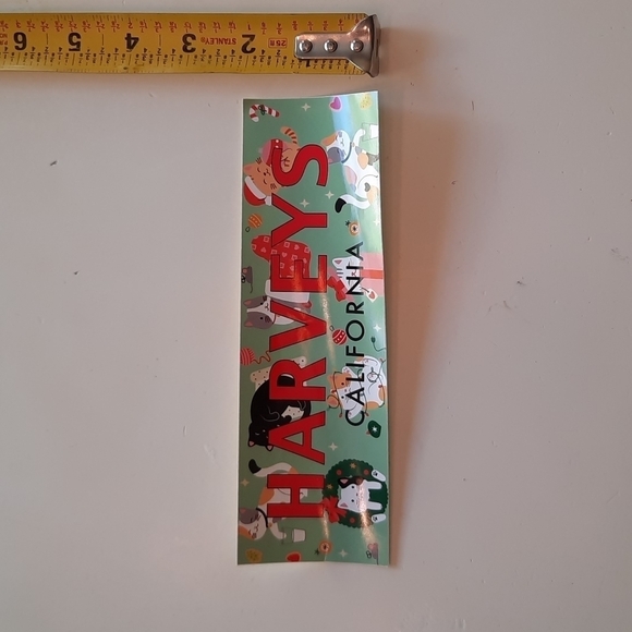 Harveys Seatbelt Meowy Christmas bumper sticker new - Picture 4 of 4